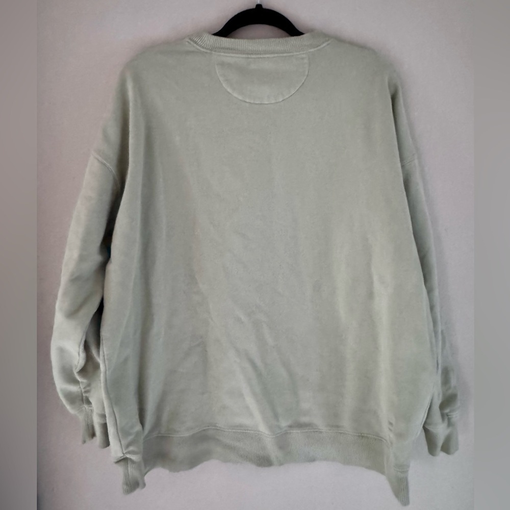 American Eagle Outfitters Size M (unisex) Green Graphic Crewneck Sweater - Picture 3 of 11